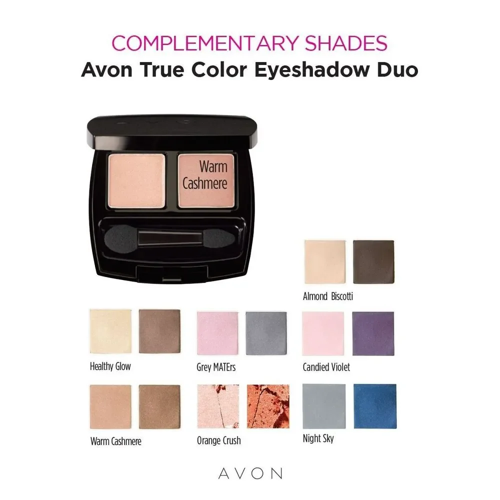AVON True Color Eyeshadow Duo Compact (0.071 oz) 